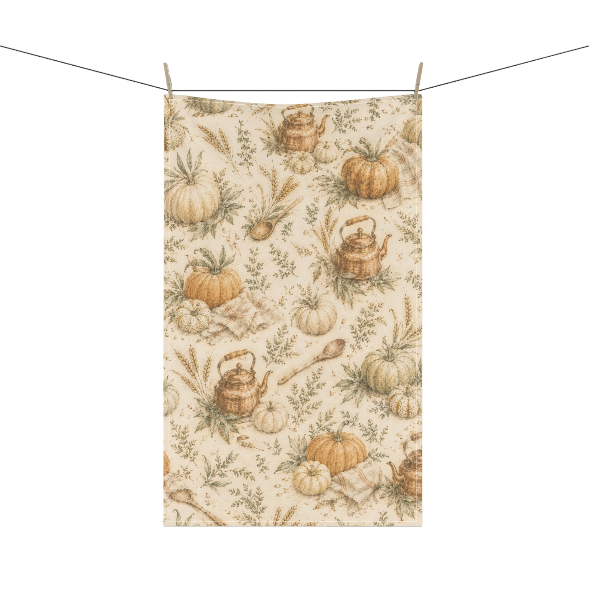Harvest Pantry Pumpkin Tea Towel