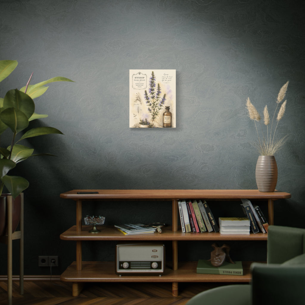 Hyssop Apothecary Botanical Canvas Wall Art