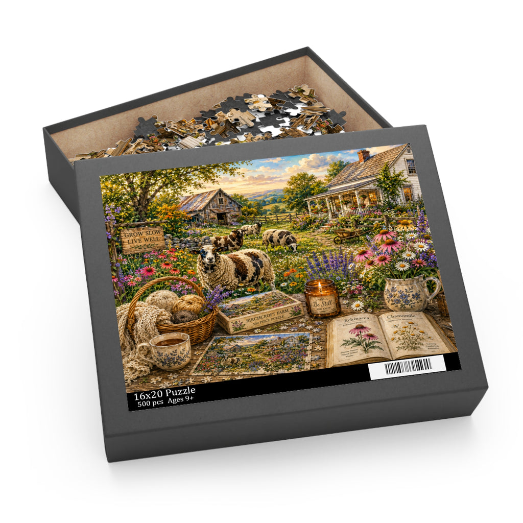 Quiet Evening at BirchCroft Farm – 500 Piece Jigsaw Puzzle