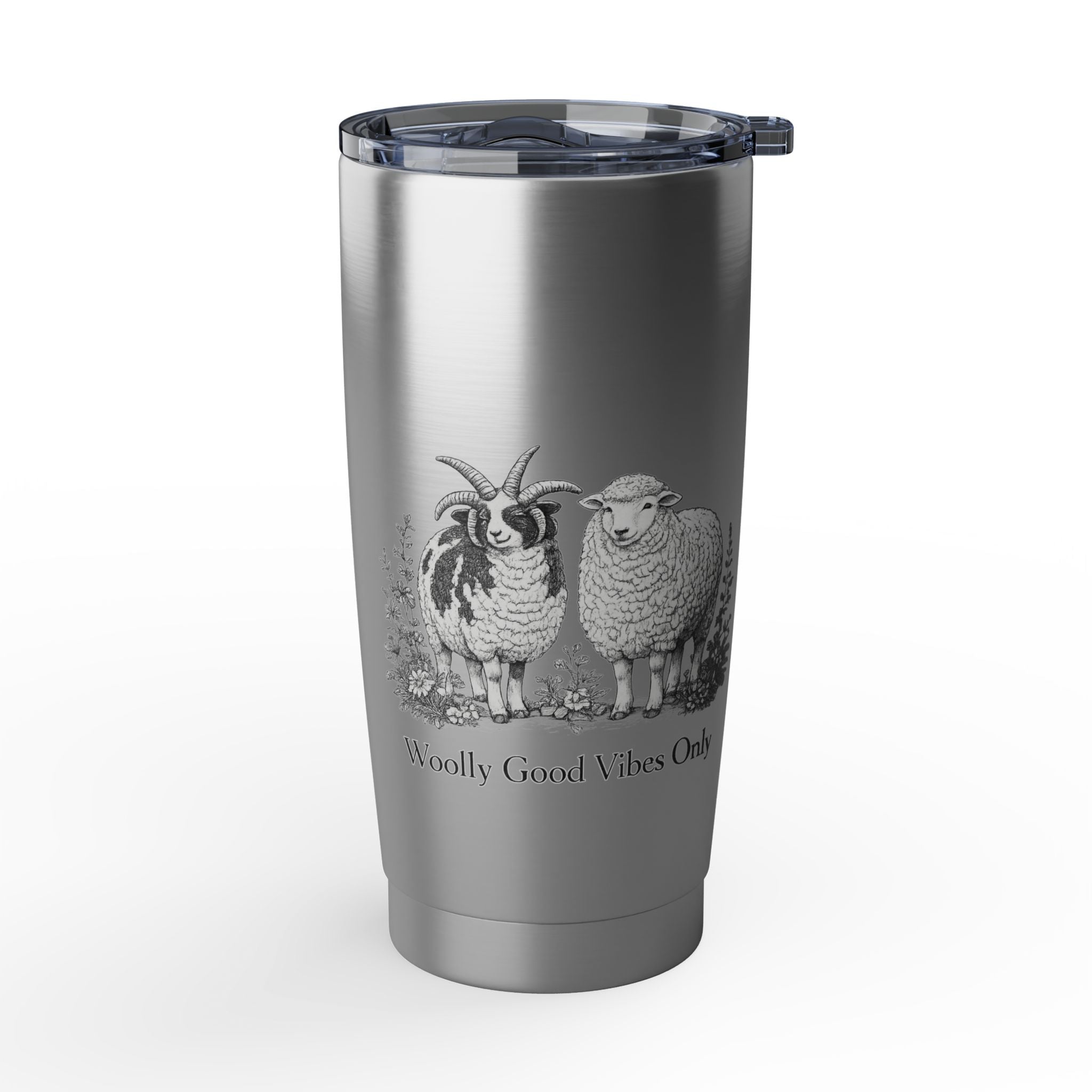 Sheep Sketch Tumbler | Stainless 20oz Vagabond Travel Cup