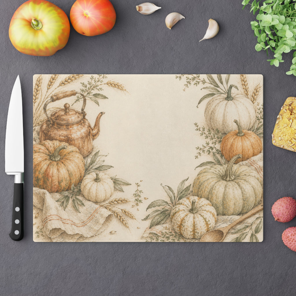 Harvest Pantry Collection - Pumpkin Kitchen Cutting Board