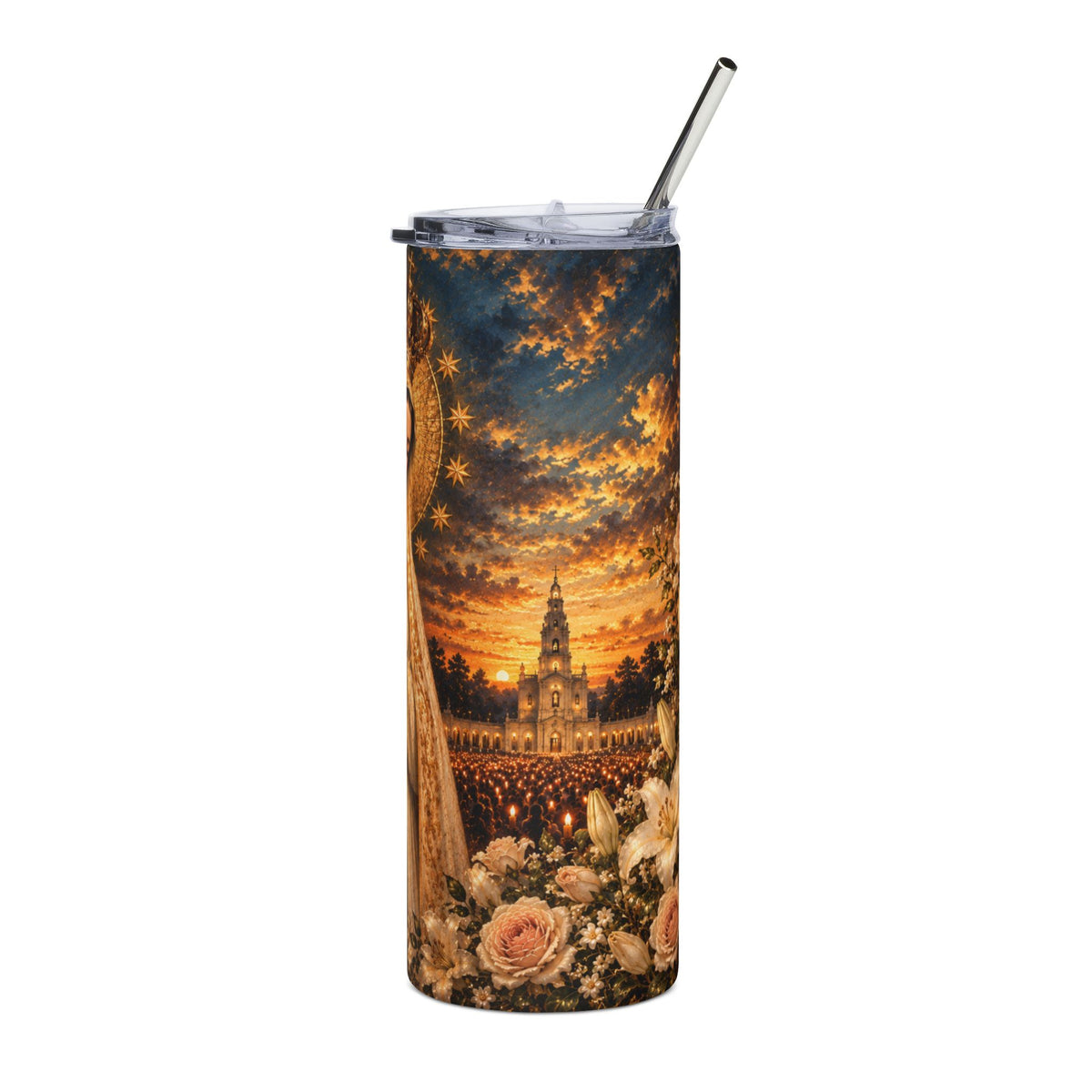 Our Lady of Fatima / Marian Devotional Tumbler