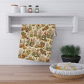 Harvest Helpers Tea Towel | Whimsical Autumn Farmhouse Kitchen Towel