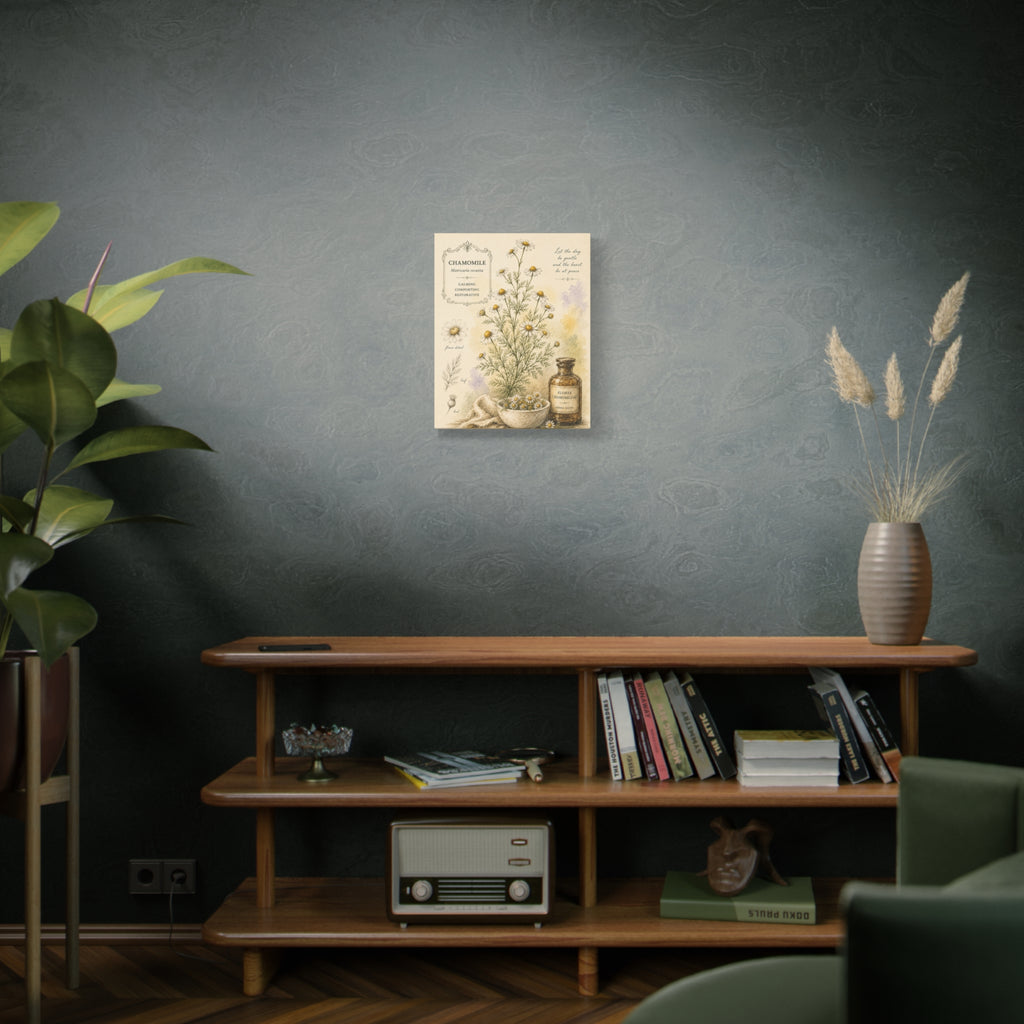 Chamomile Botanical Herbal Wall Art