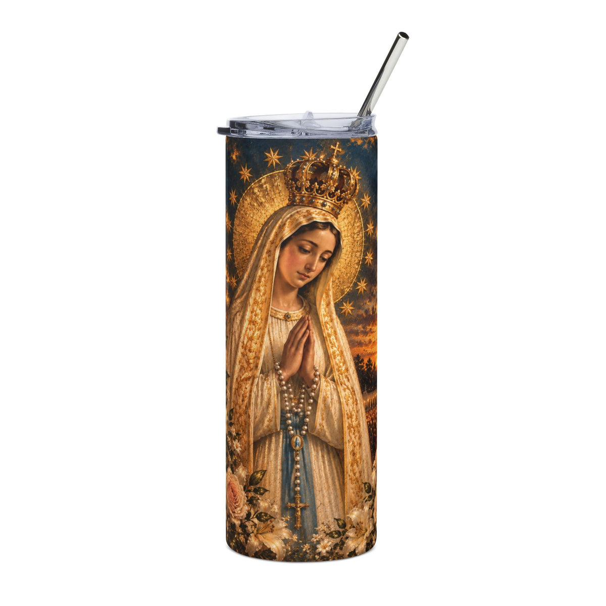 Our Lady of Fatima / Marian Devotional Tumbler