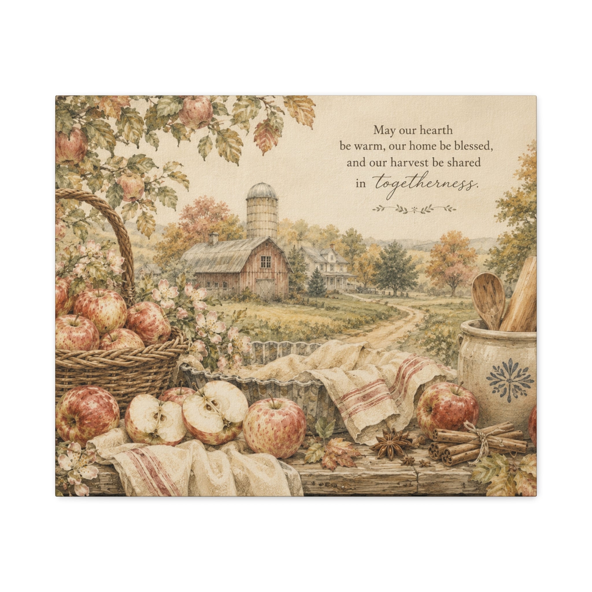 Apple Harvest Canvas - A Harvest Pantry Collection Canvas