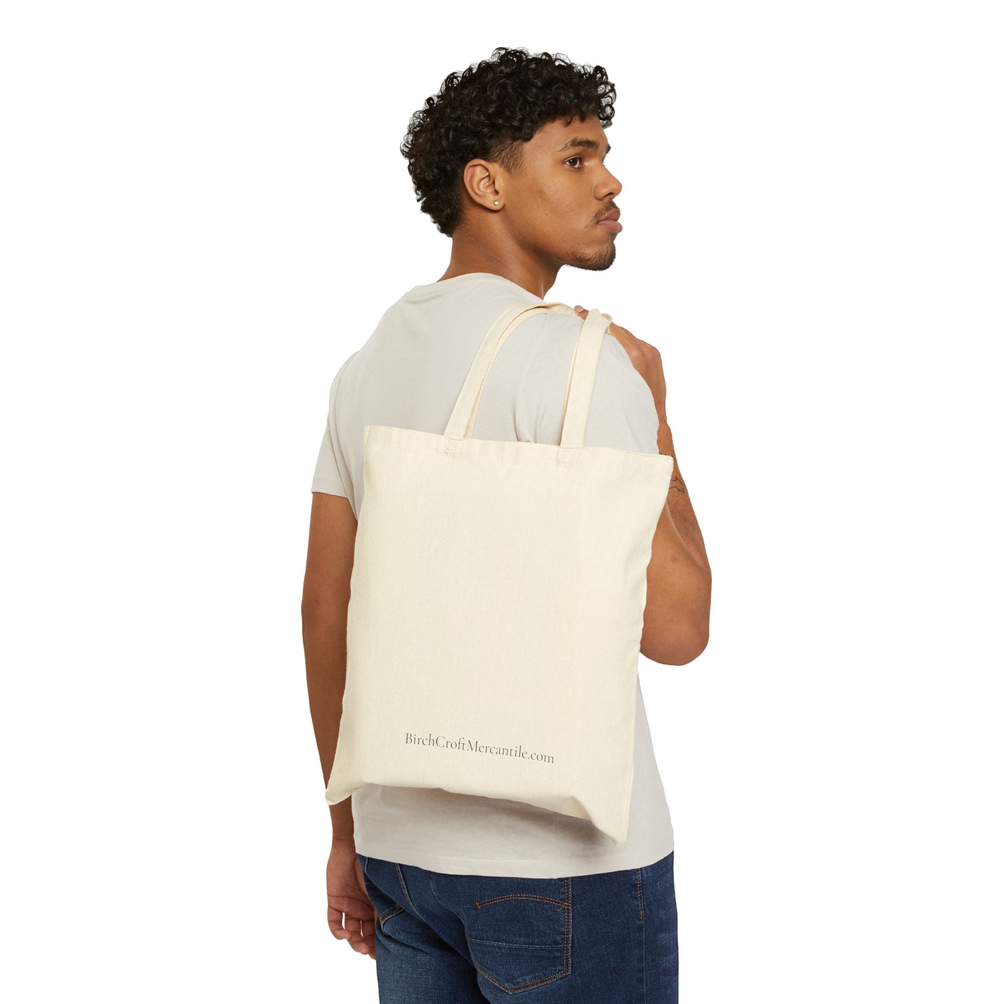 Born to Stand Out Jacob Sheep Cotton Tote Bag | Farmhouse Market Tote | Four-Horn Sheep Gift | Fiber Artist & Homestead Tote
