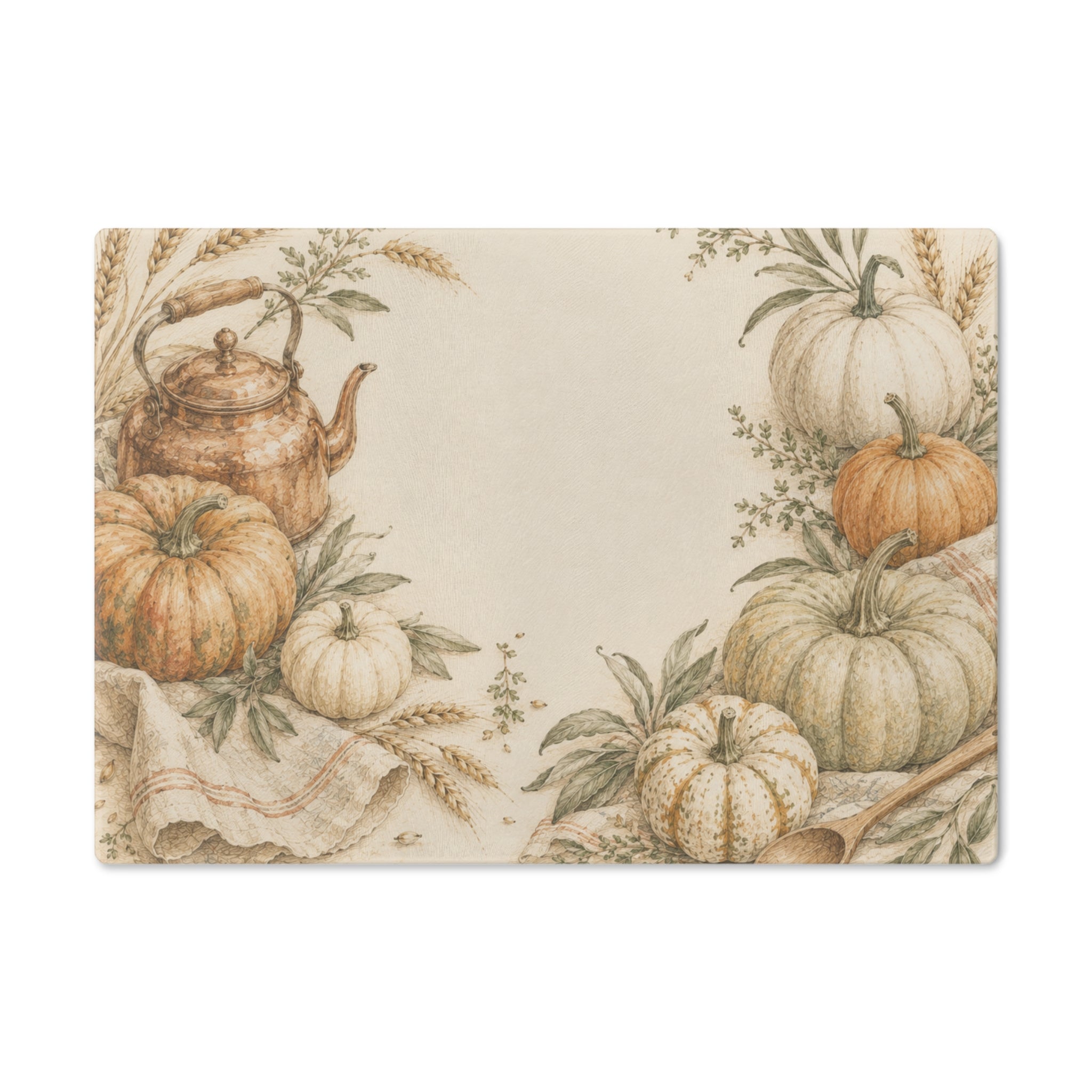 Harvest Pantry Collection - Pumpkin Kitchen Cutting Board
