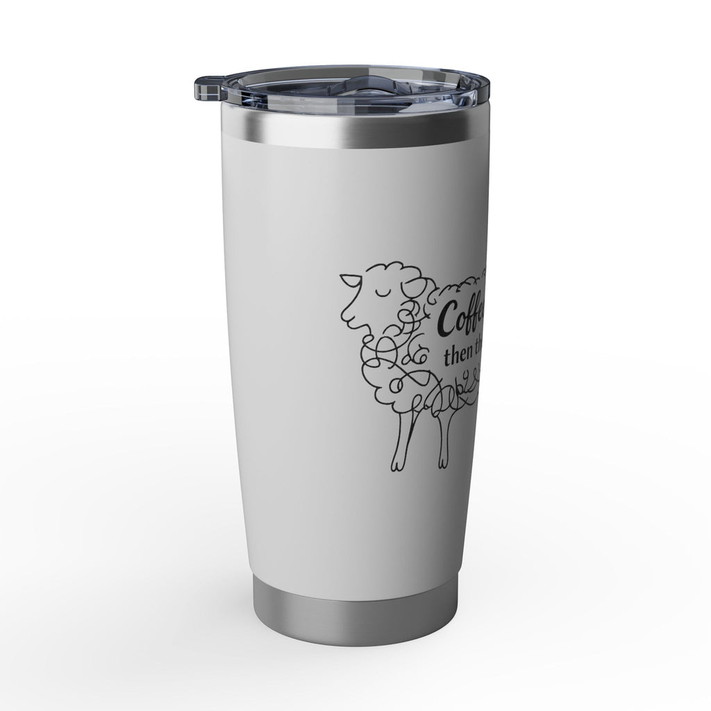 Coffee First Then The Sheep tumbler | 20oz Vagabond Tumbler