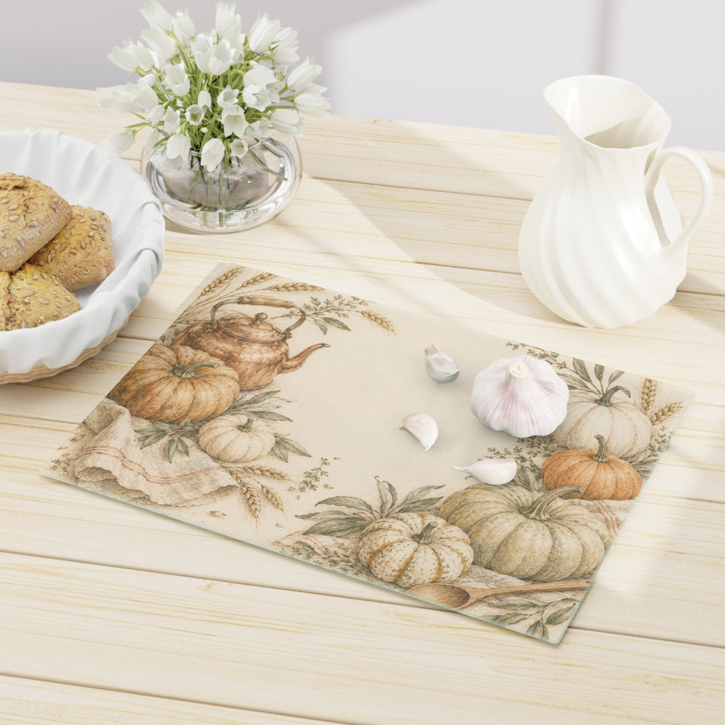 Harvest Pantry Collection - Pumpkin Kitchen Cutting Board