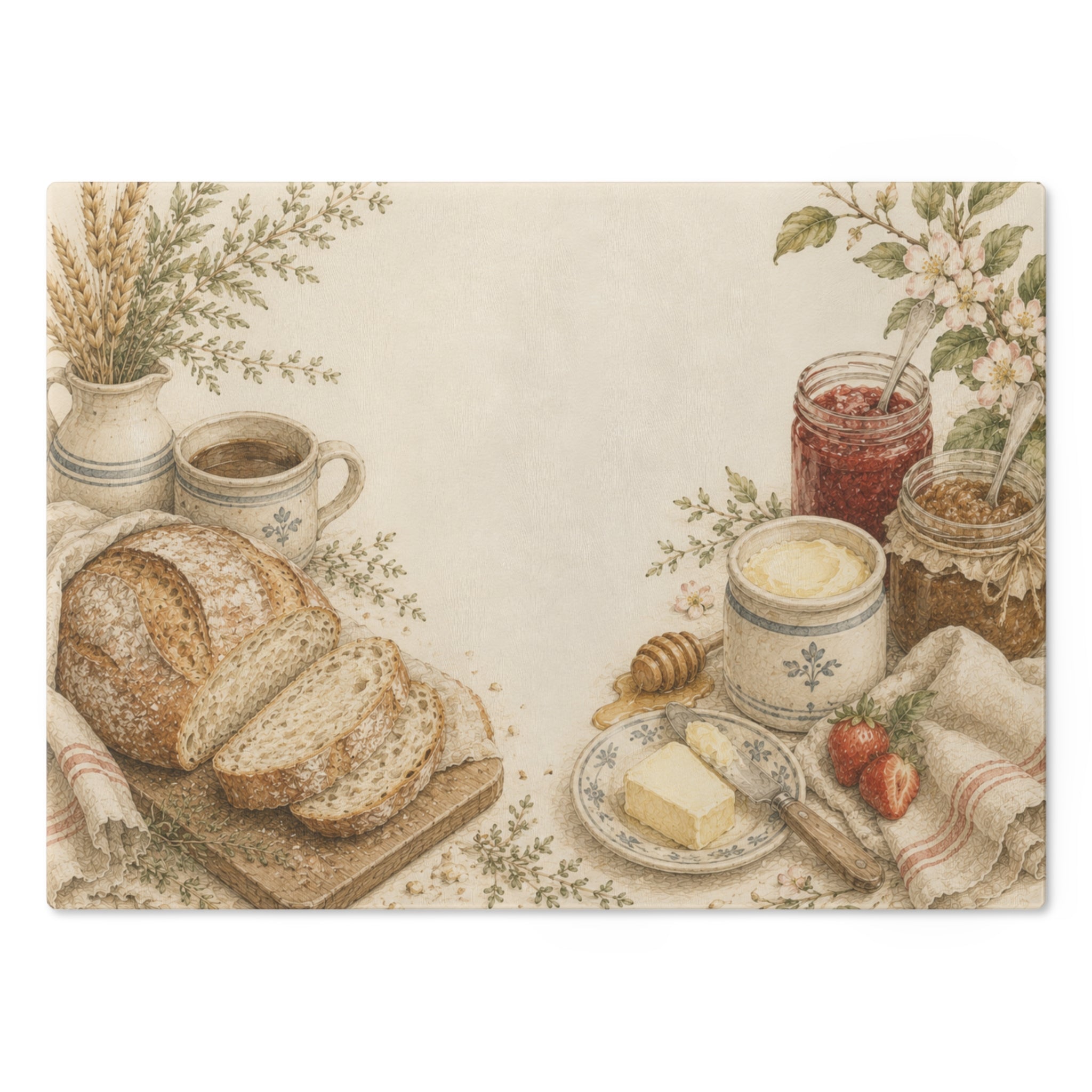 Harvest Pantry Collection - Farmhouse Breakfast Cutting Board