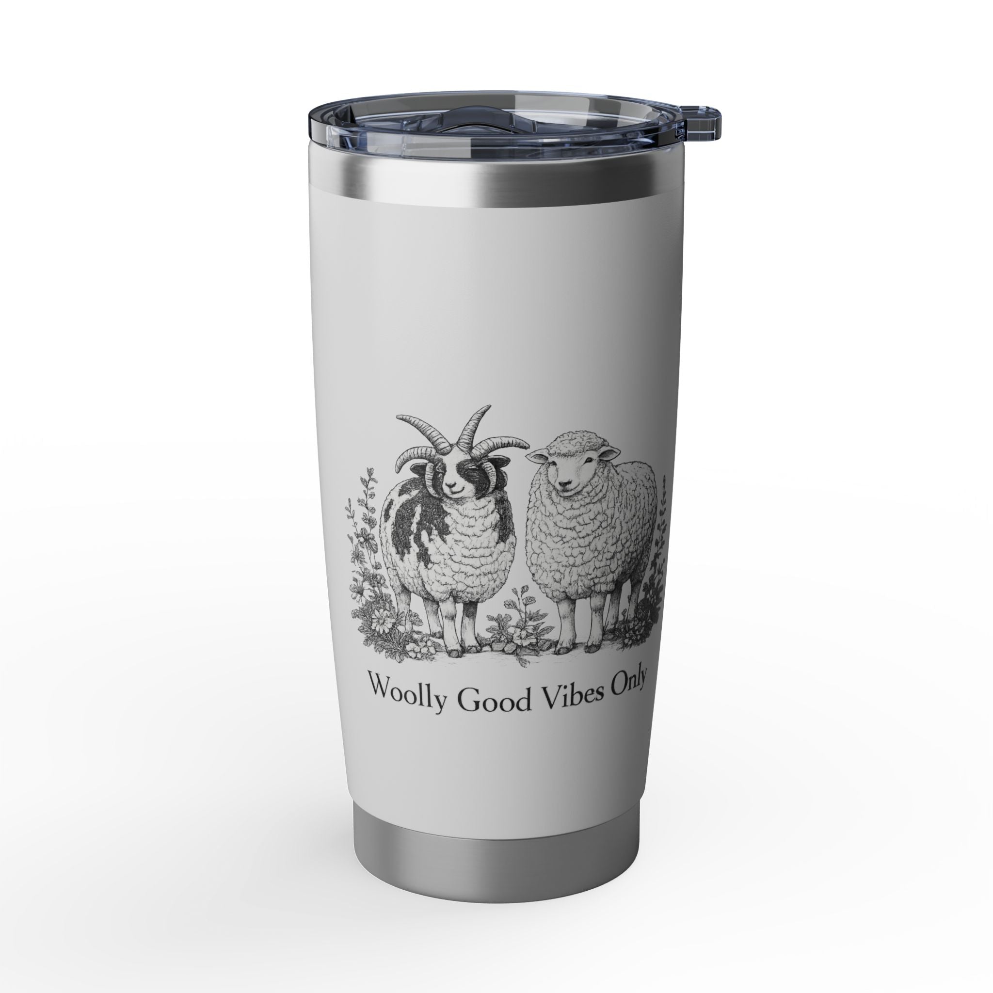Sheep Sketch Tumbler | Stainless 20oz Vagabond Travel Cup