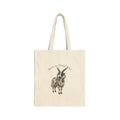 Born to Stand Out Jacob Sheep Cotton Tote Bag | Farmhouse Market Tote | Four-Horn Sheep Gift | Fiber Artist & Homestead Tote