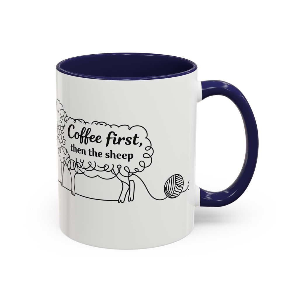 Coffee First Then The Sheep mug | Accent Coffee Mug 11oz 15oz