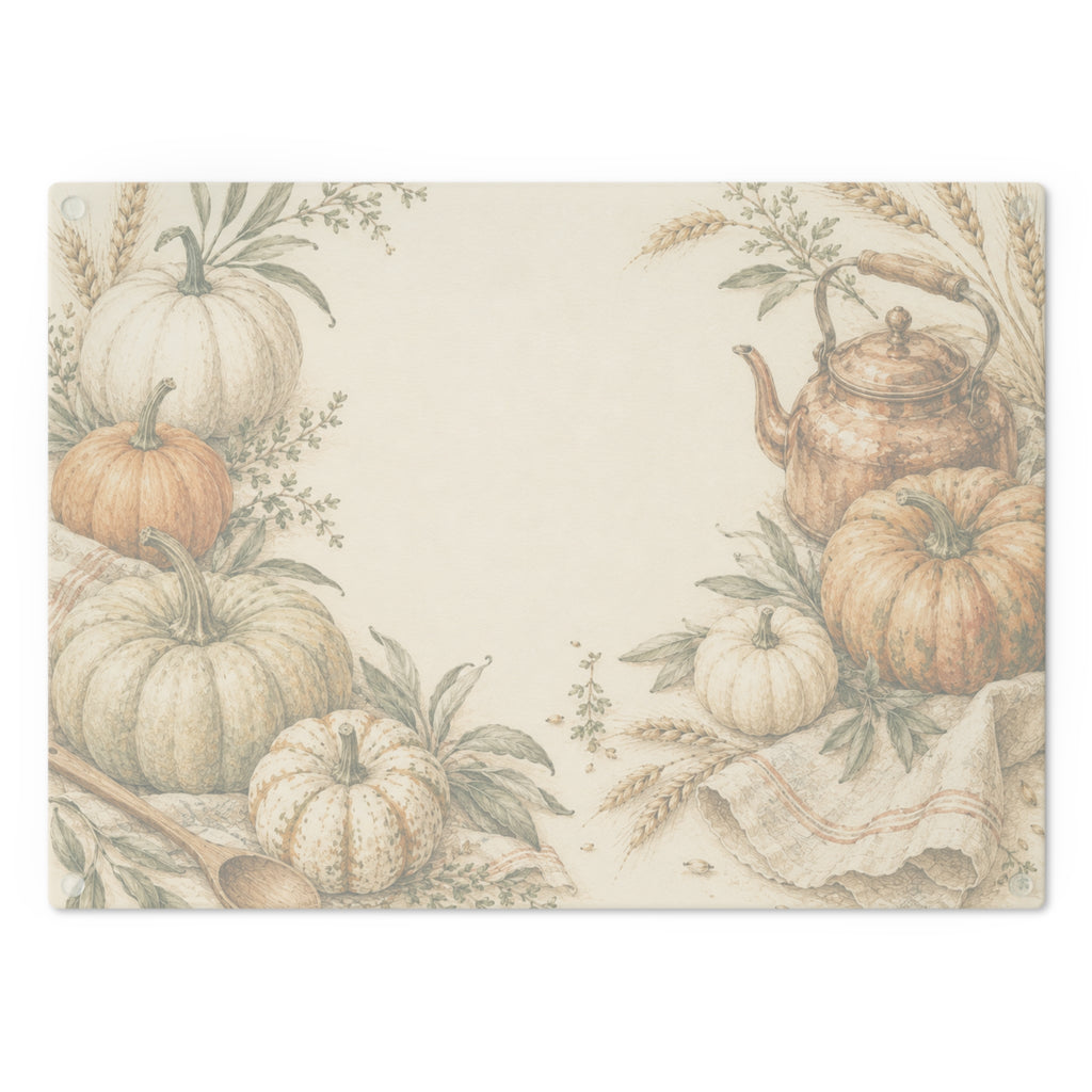 Harvest Pantry Collection - Pumpkin Kitchen Cutting Board