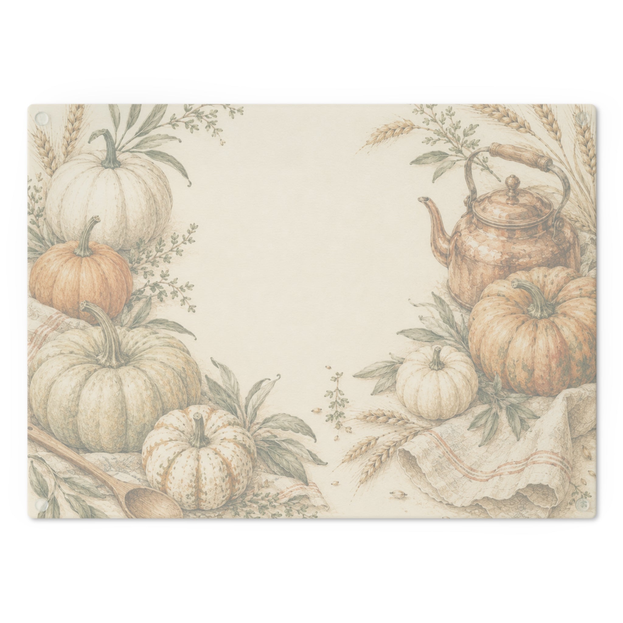 Harvest Pantry Collection - Pumpkin Kitchen Cutting Board