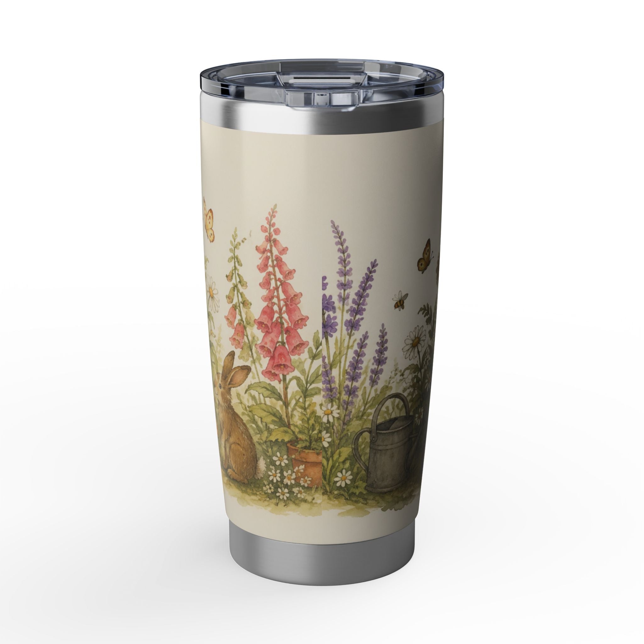 Gnome Is Where the Garden Is Tumbler – Whimsical Garden Gnome Travel Cup