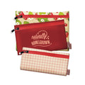 Krumbs Kitchen® Farmhouse Fresh Zips Reusable Storage Bags (3-Pack) - Naturally Home Grown