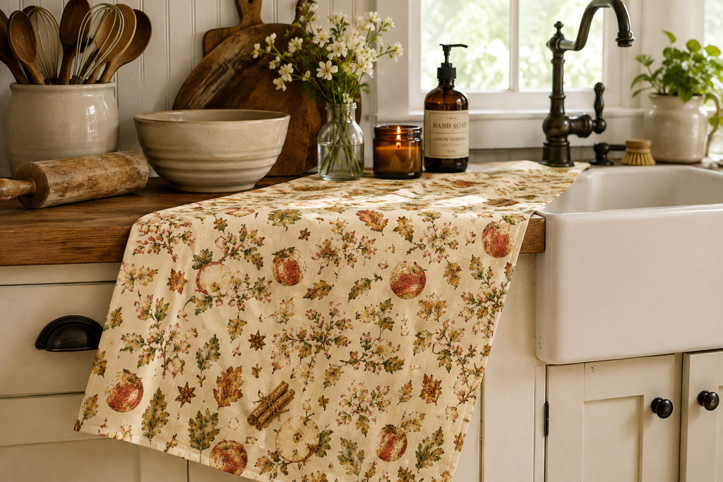 Harvest Pantry Collection - Apple Harvest Tea Towel