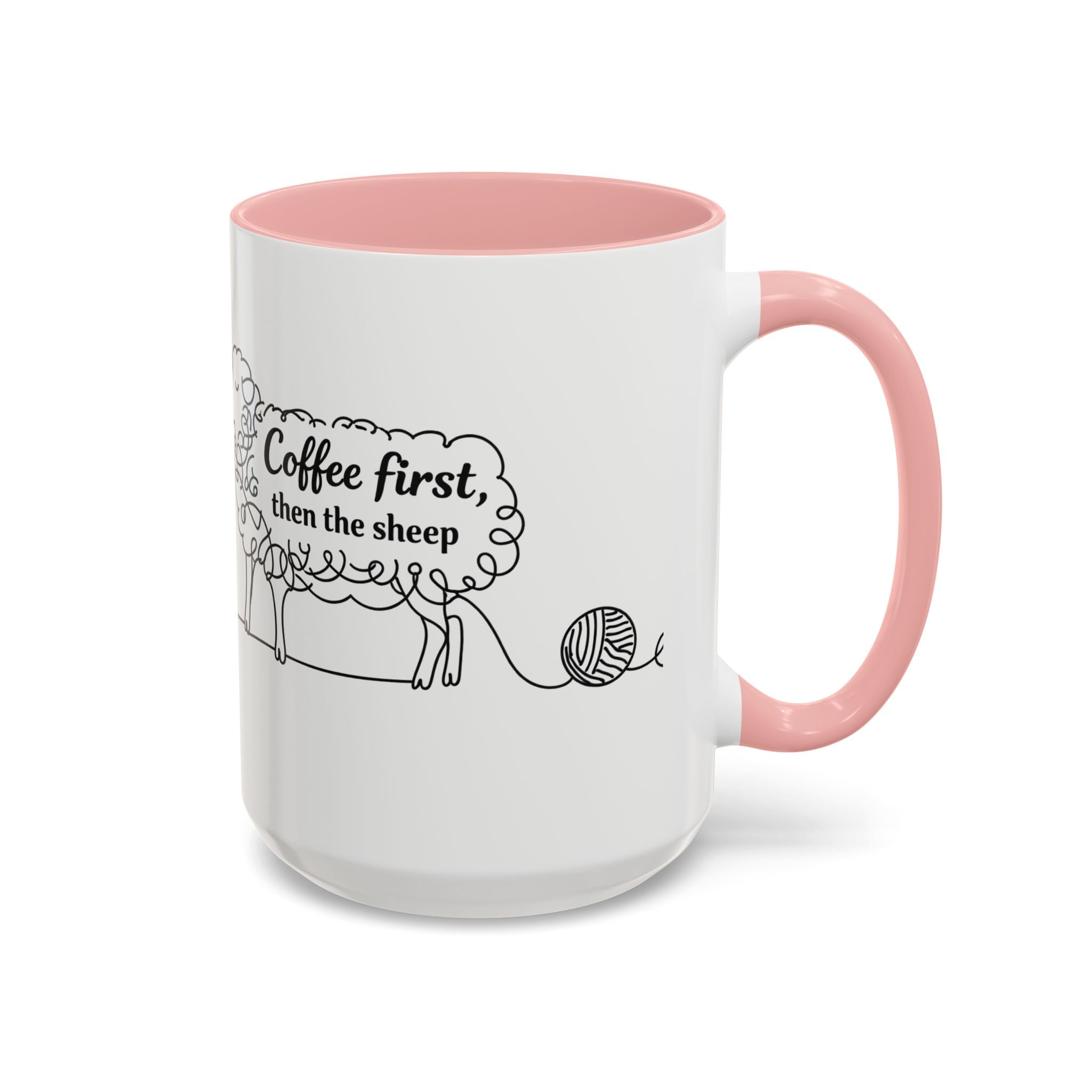 Coffee First Then The Sheep mug | Accent Coffee Mug 11oz 15oz