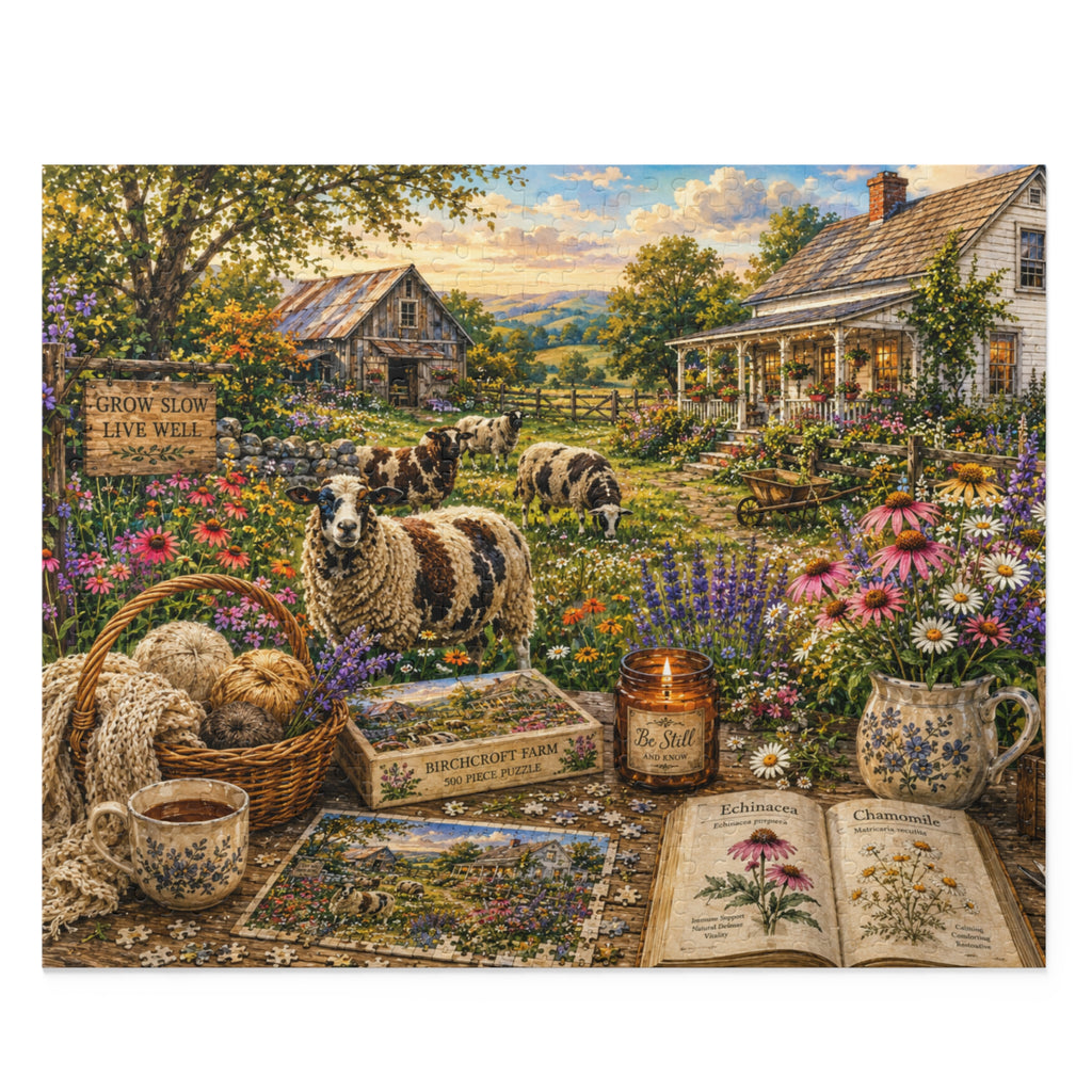Quiet Evening at BirchCroft Farm – 500 Piece Jigsaw Puzzle