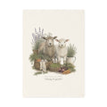 Farmhouse Sheep Cotton Tea Towel | Rustic Kitchen Linen