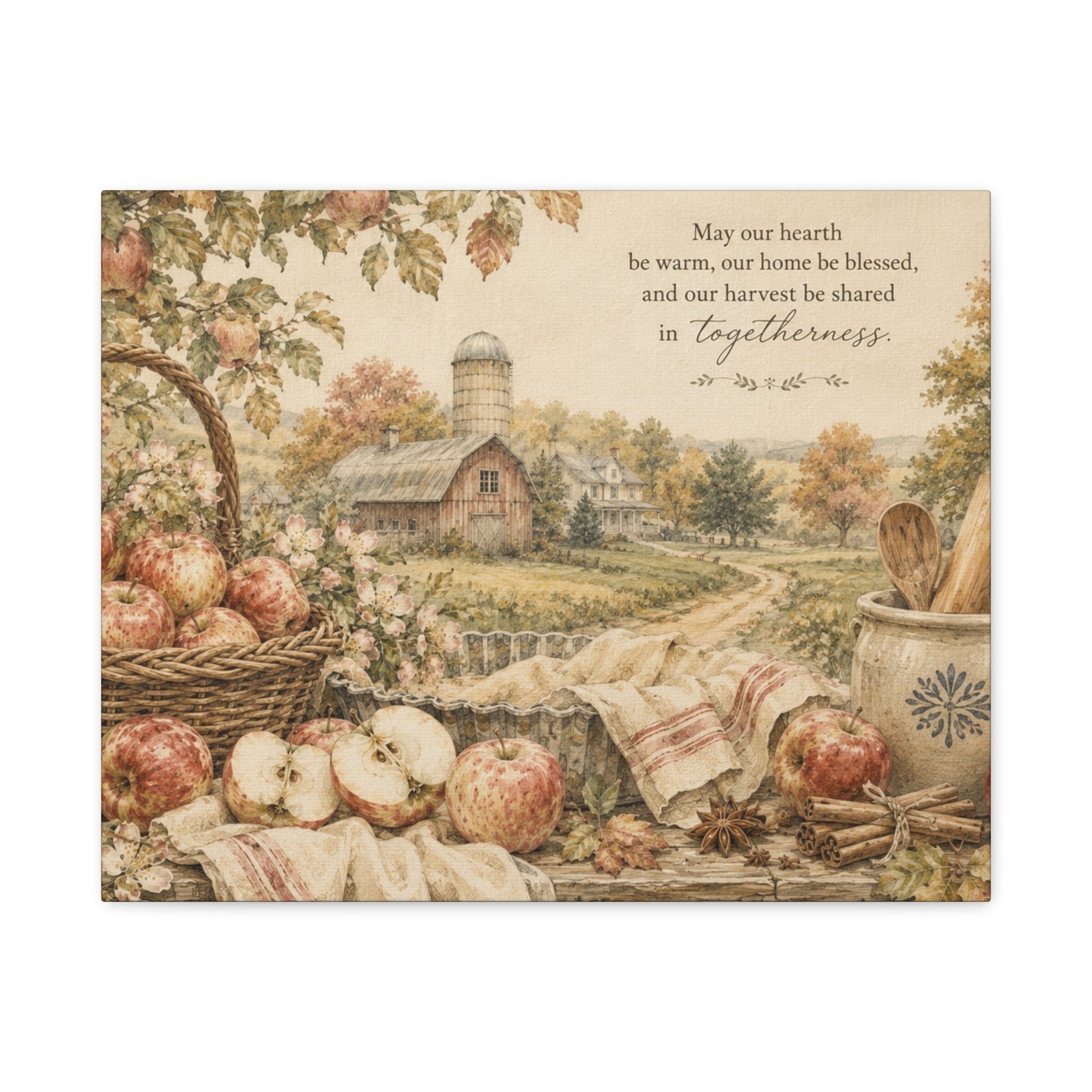 Apple Harvest Canvas - A Harvest Pantry Collection Canvas