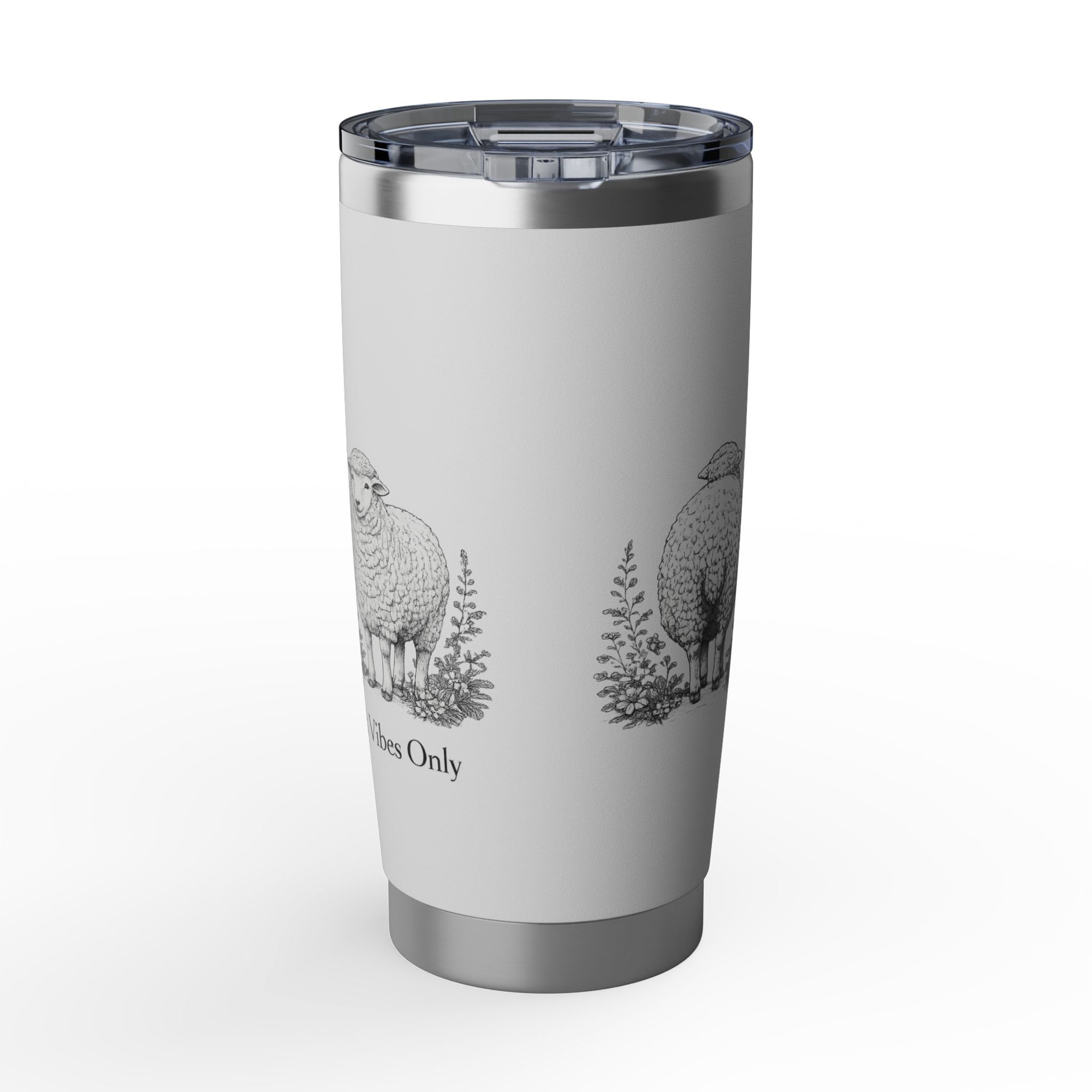 Sheep Sketch Tumbler | Stainless 20oz Vagabond Travel Cup