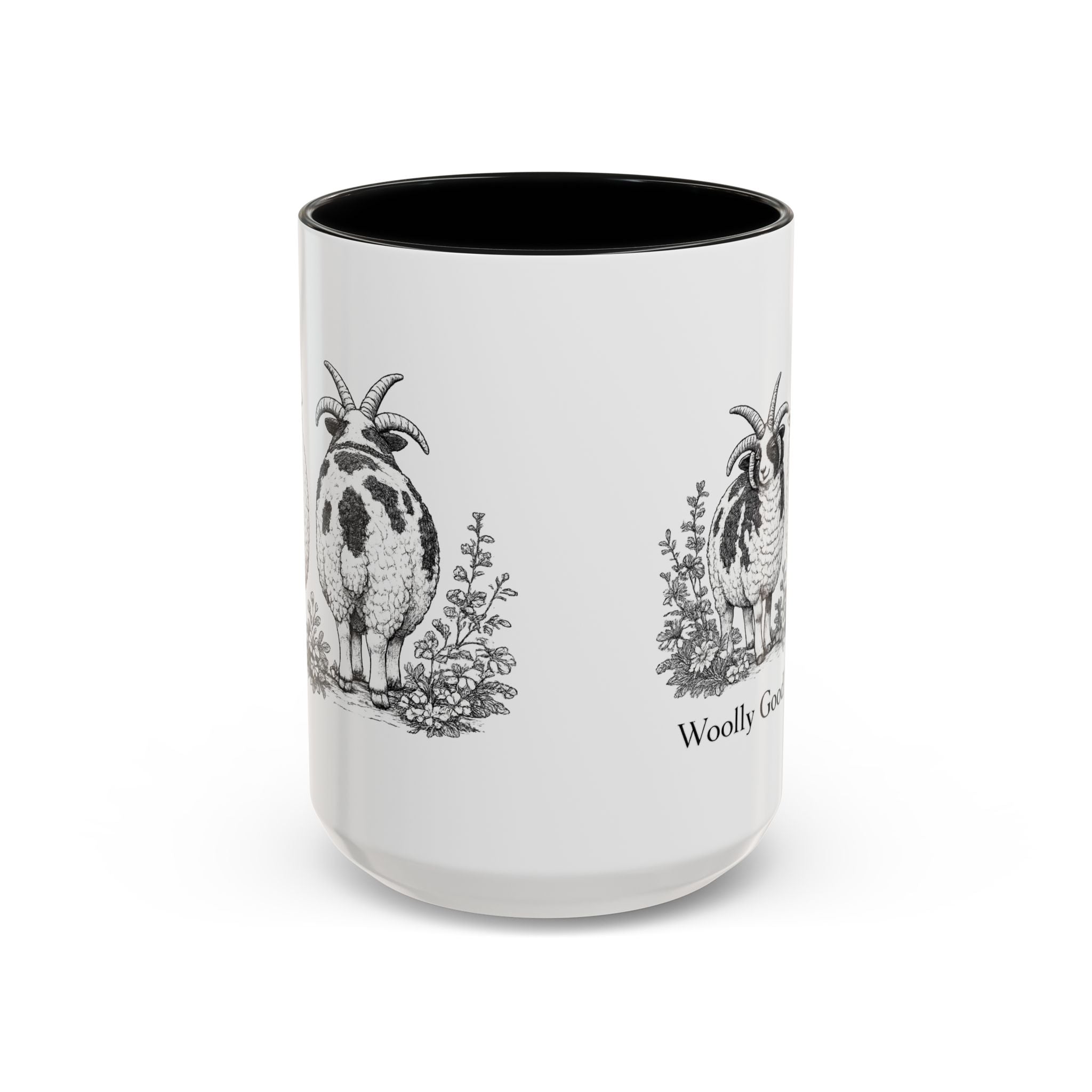 Woolly Good Vibes Only Mug | Accent Coffee Mug 11oz 15oz