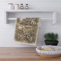 America 250 Farmhouse Sheep Tea Towel | Rustic Country Cottage Kitchen Towel