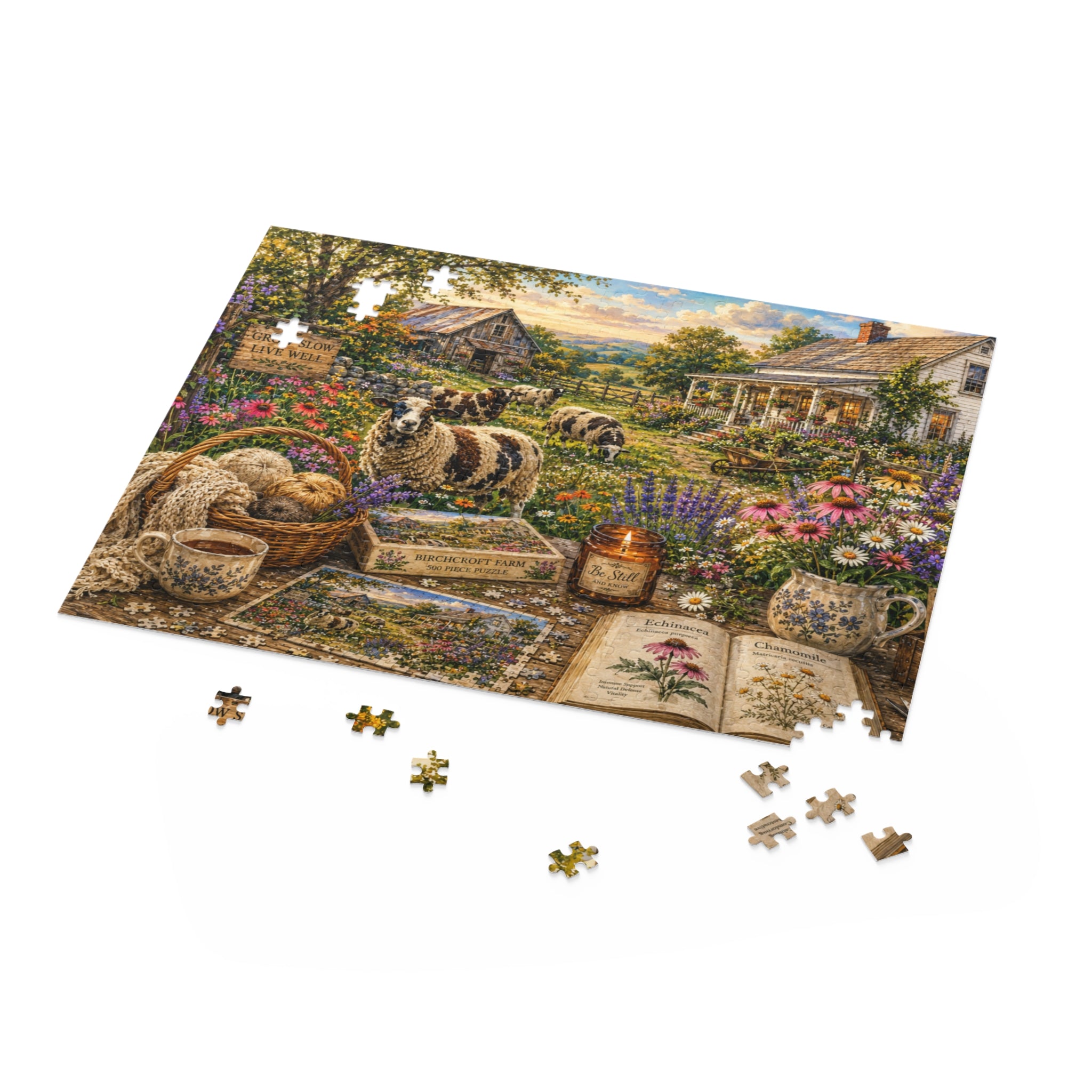 Quiet Evening at BirchCroft Farm – 500 Piece Jigsaw Puzzle