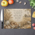 Rustic Bread & Harvest Cutting Board — Ecclesiastes 3:13 Scripture