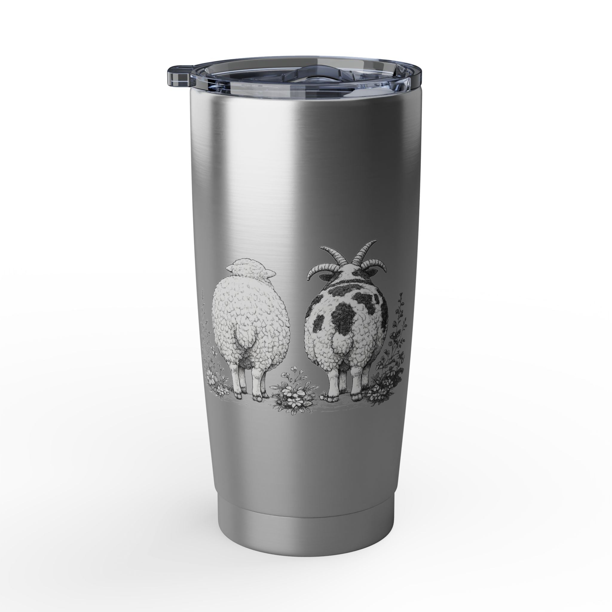 Sheep Sketch Tumbler | Stainless 20oz Vagabond Travel Cup