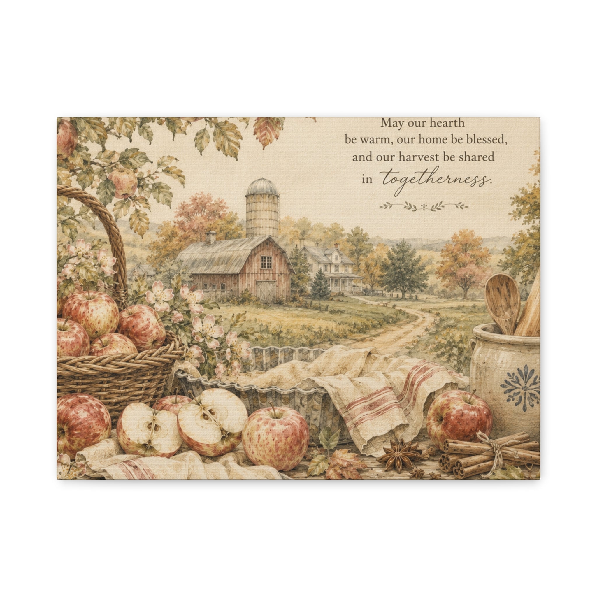 Apple Harvest Canvas - A Harvest Pantry Collection Canvas