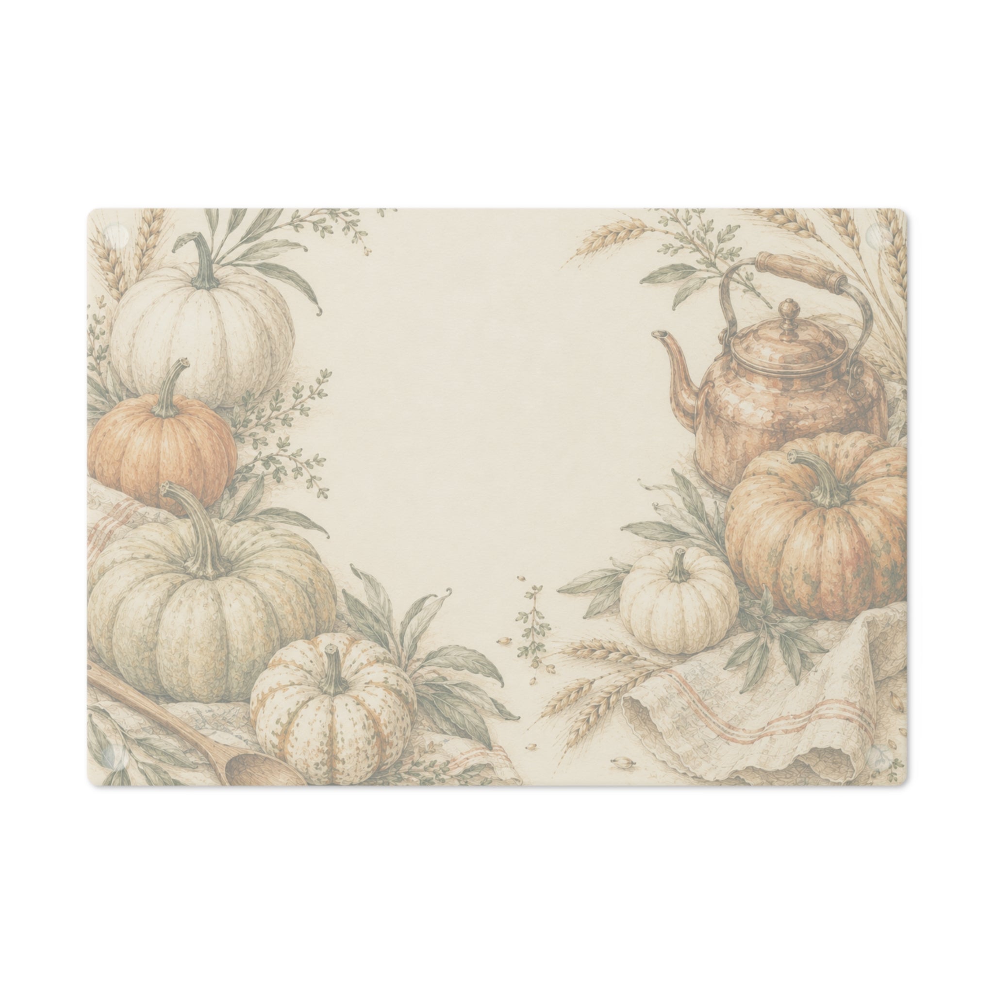 Harvest Pantry Collection - Pumpkin Kitchen Cutting Board