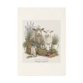 Farmhouse Sheep Cotton Tea Towel | Rustic Kitchen Linen