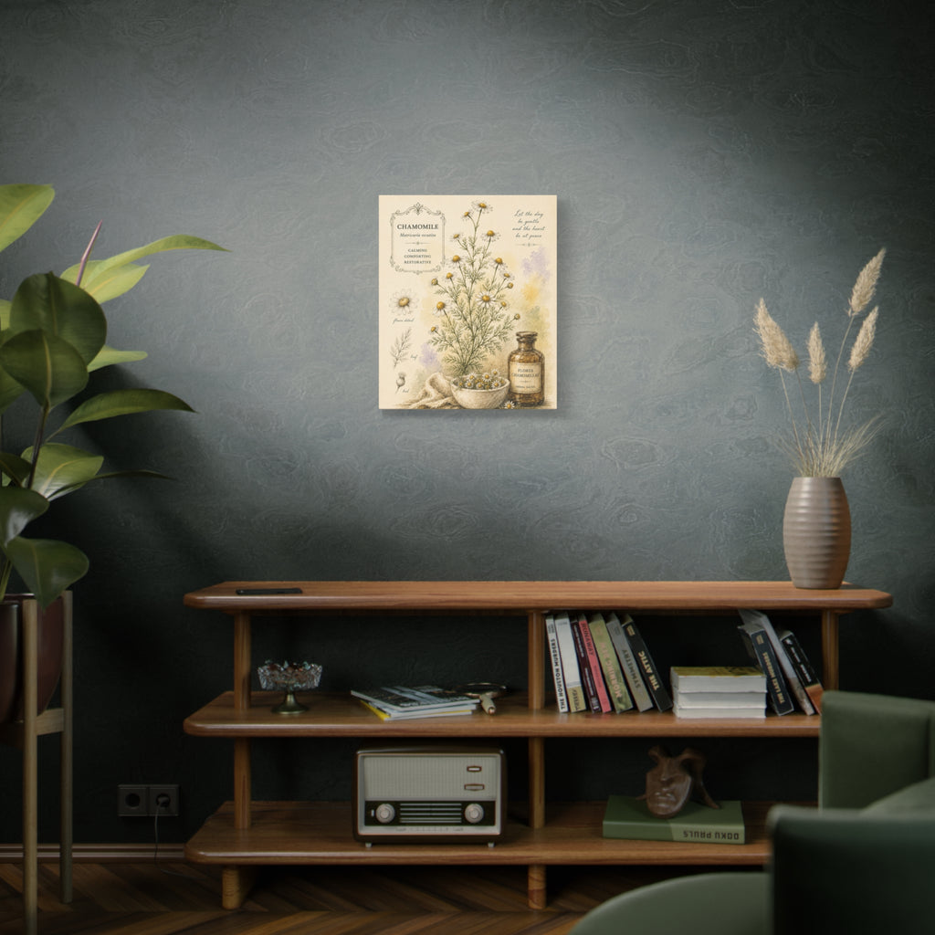 Chamomile Botanical Herbal Wall Art