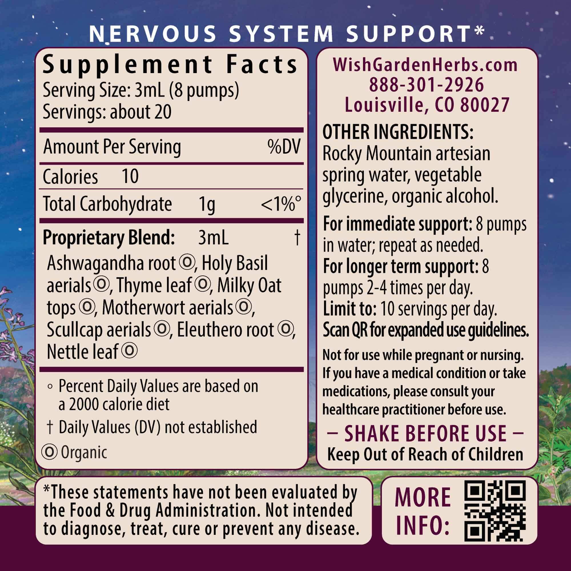 Deep Stress Relief Herbal Tincture – Daily Calm & Relaxation Blend
