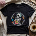 Crochet & True Crime Funny T-Shirt – Gift for Crocheters & Podcast Lovers