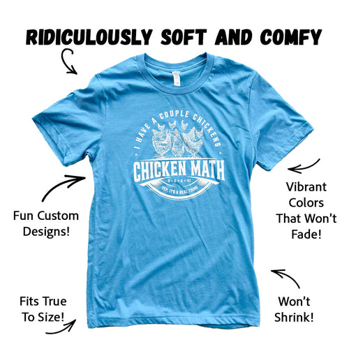 Chicken Math - Aqua